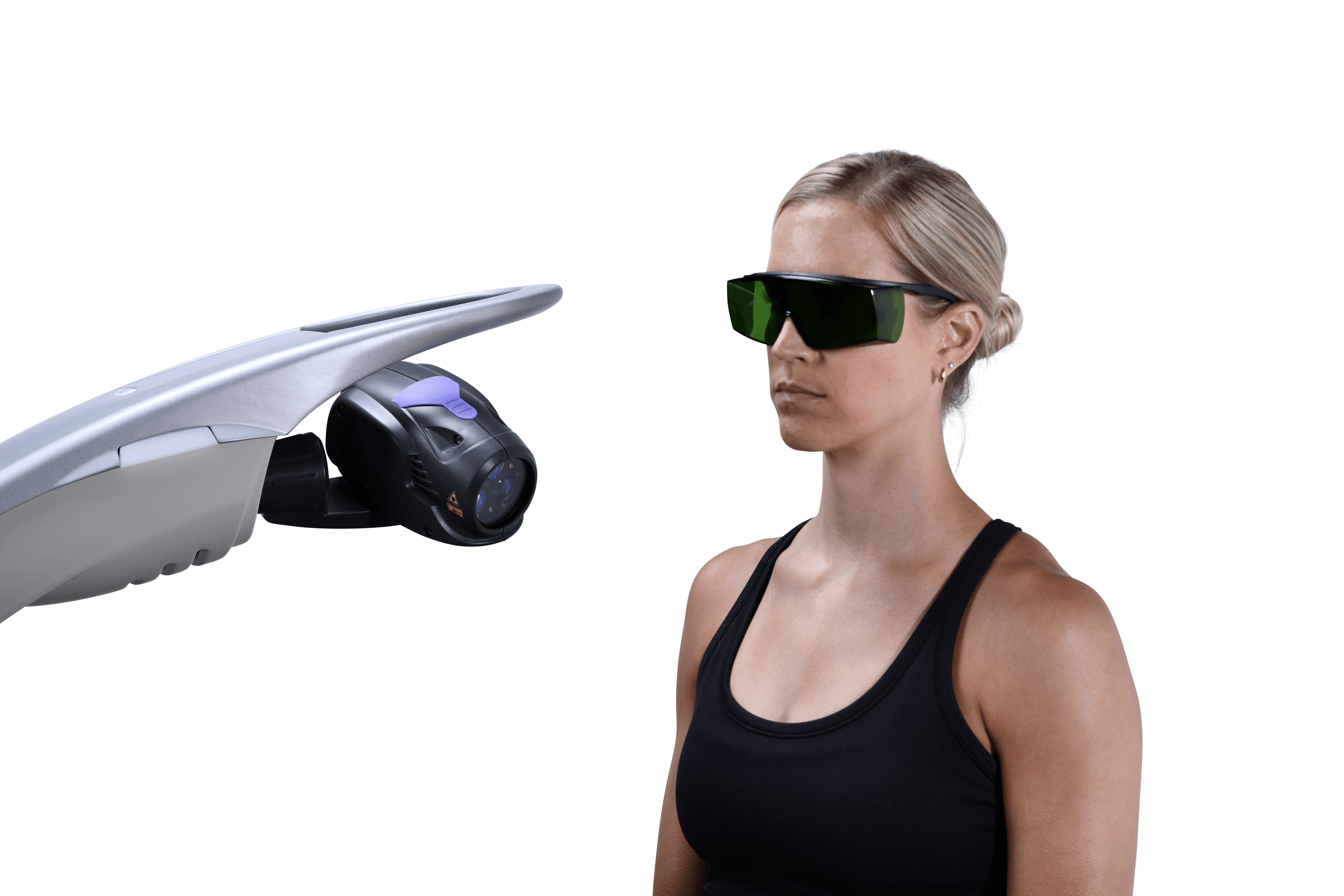 MLS Laser treating shoulder